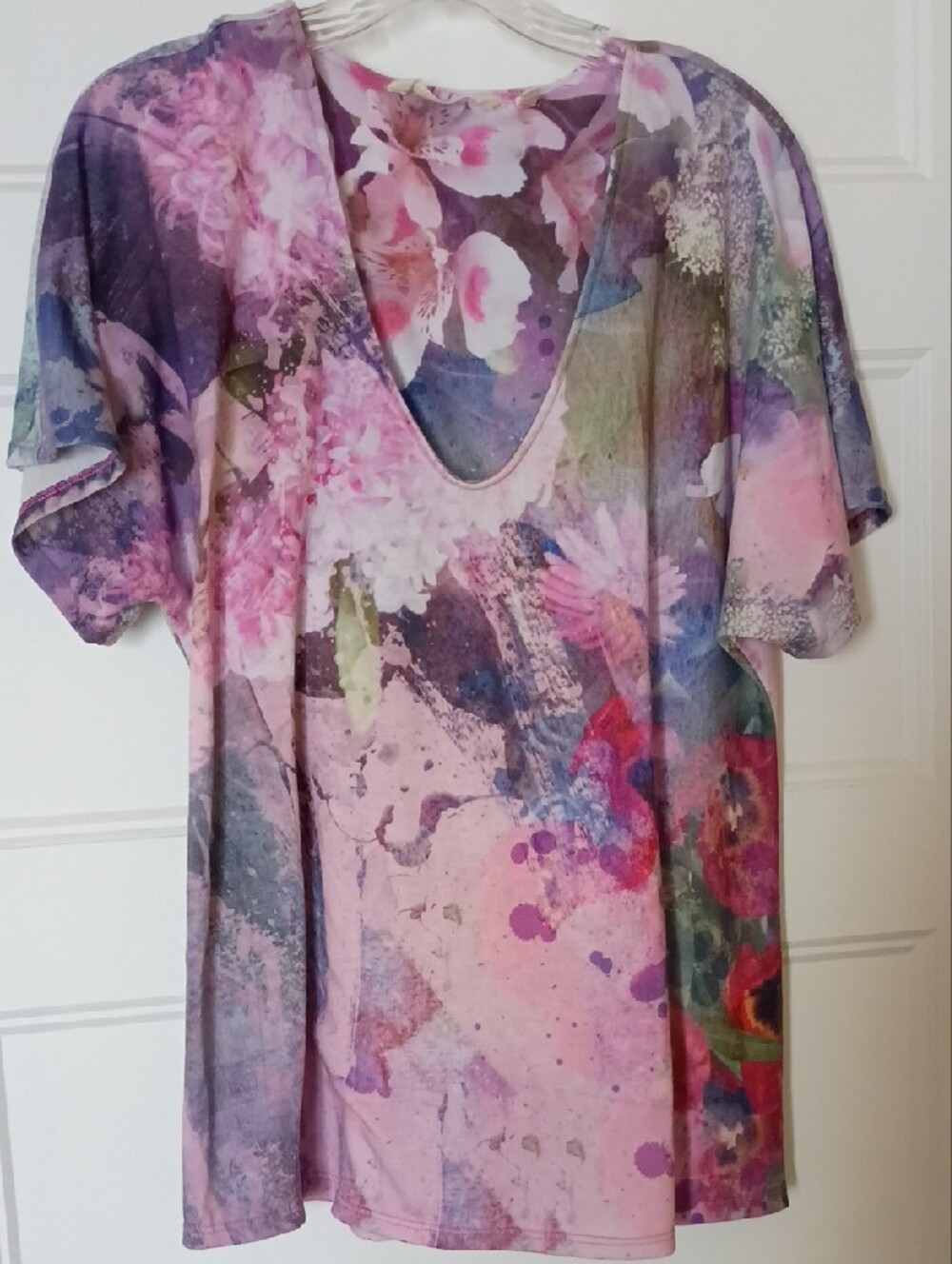 Soft Surroundings Watercolor Top - M